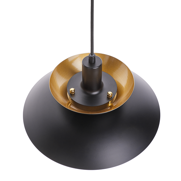 Hängeleuchte SINGAPUR - Eisen - 1-flammig - Schwarz