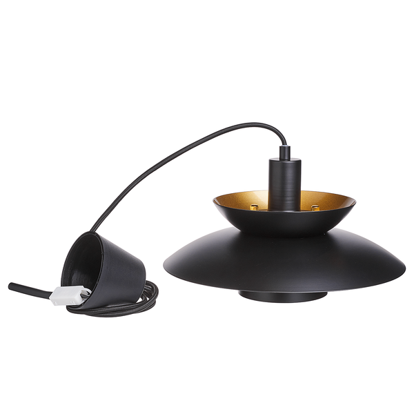 Hängeleuchte SINGAPUR - Eisen - 1-flammig - Schwarz