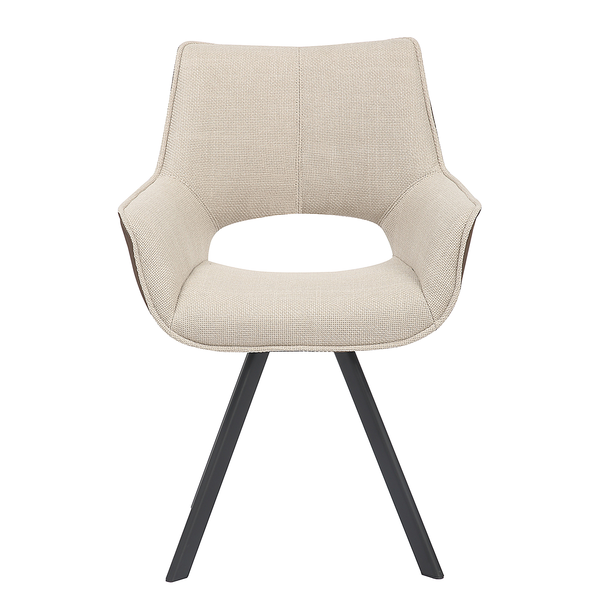 Armlehnenstuhl KISEL 2er-Set - Beige