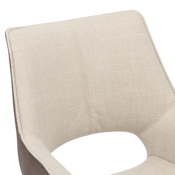 Armlehnenstuhl KISEL 2er-Set - Beige
