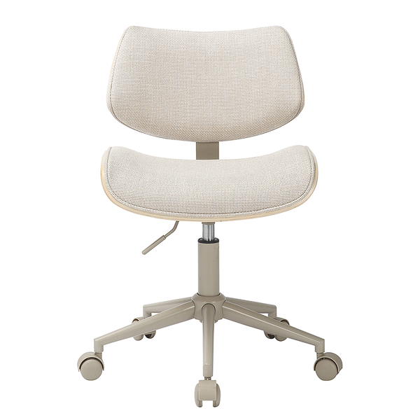 Bürodrehstuhl DICMO - Chenille / Eisen - Beige