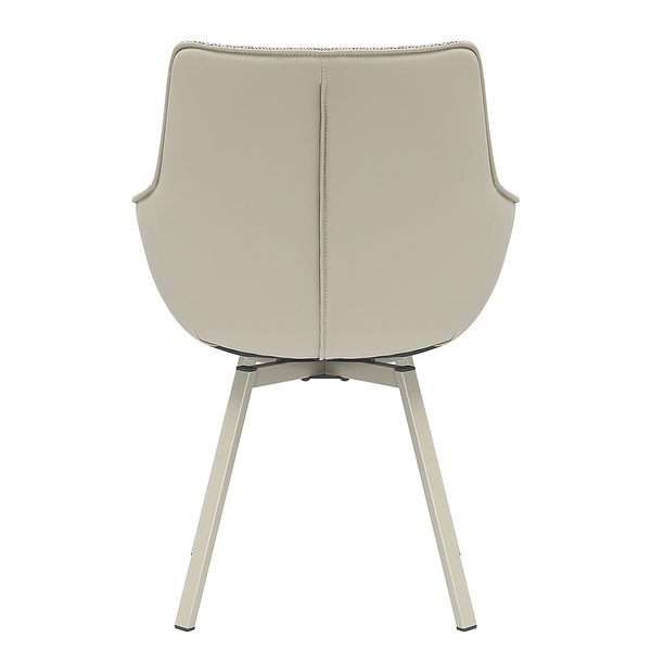 Armlehnenstuhl RAKOA 2er-Set - Beige