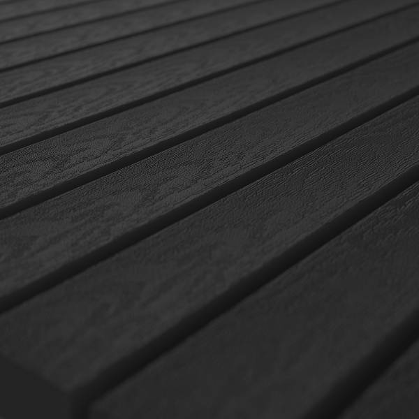 Gartenküchenecktisch Portol - Aluminium / Kunststoff - Schwarz
