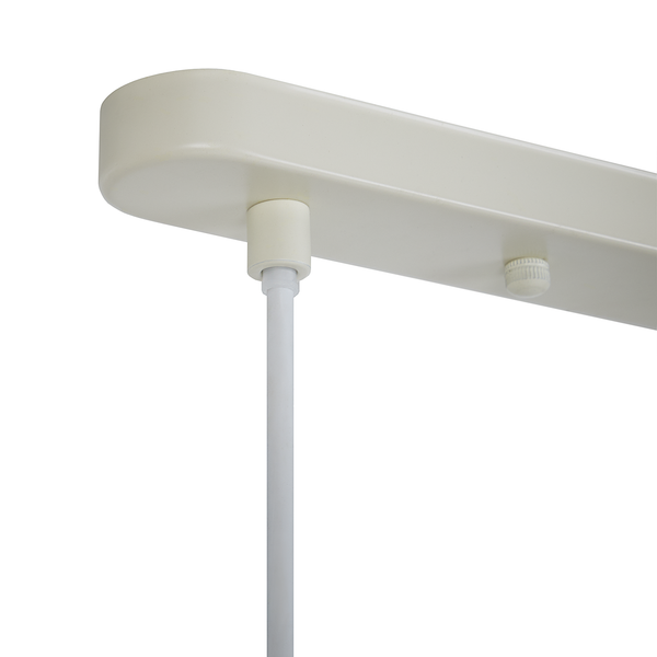 Pendelleuchte ISAK - Eisen - 4-flammig - Creme