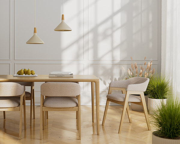 Hängeleuchte SCANDICE - Eisen / Kiefernholz - 1-flammig