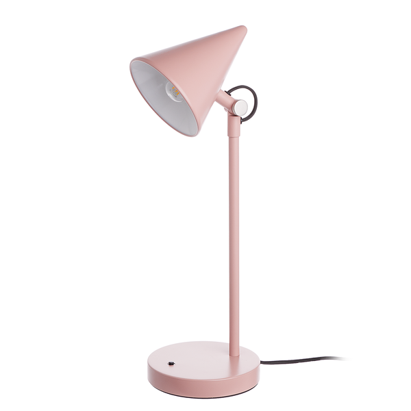 Tischleuchte SCANDICE - Eisen - 1-flammig - Rosa