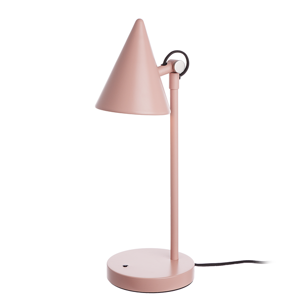 Tischleuchte SCANDICE - Eisen - 1-flammig - Rosa