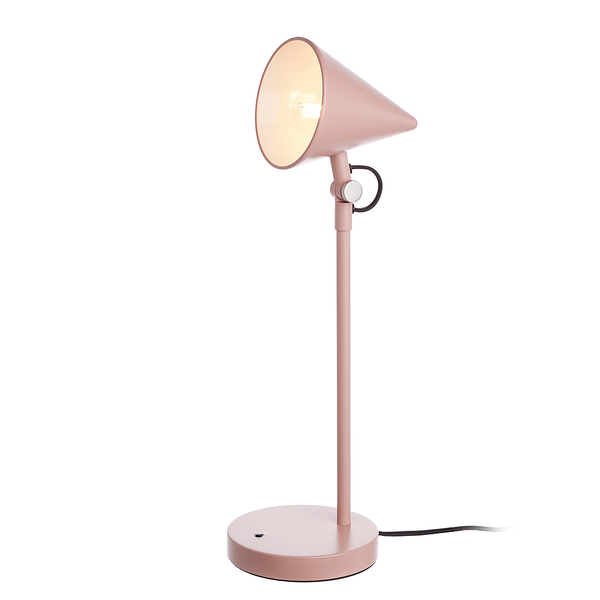 Tischleuchte SCANDICE - Eisen - 1-flammig - Rosa