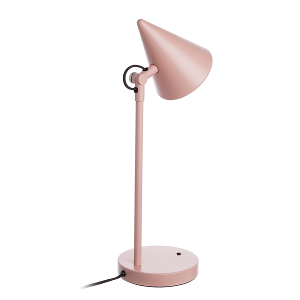 Tischleuchte SCANDICE - Eisen - 1-flammig - Rosa