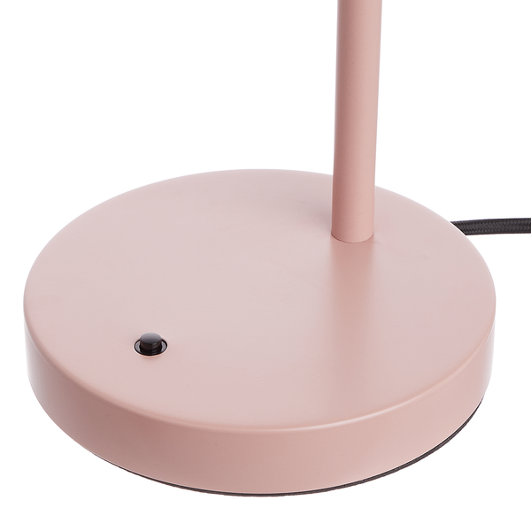 Tischleuchte SCANDICE - Eisen - 1-flammig - Rosa