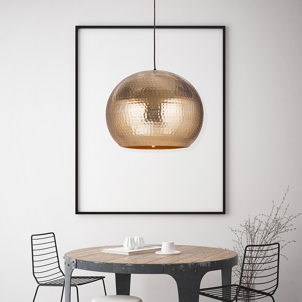 Pendelleuchte Fabricia 200 - Eisen - 1-flammig - Gold