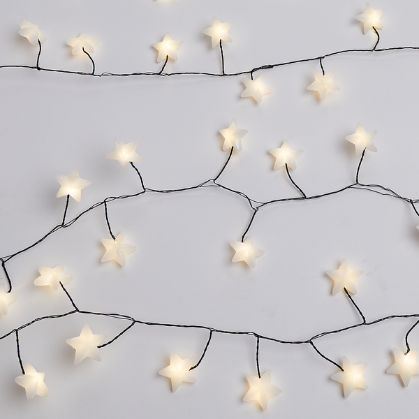 Lichterkette STAR LIGHTS - Kupfer / ABS / Polyvinyl - Schwarz