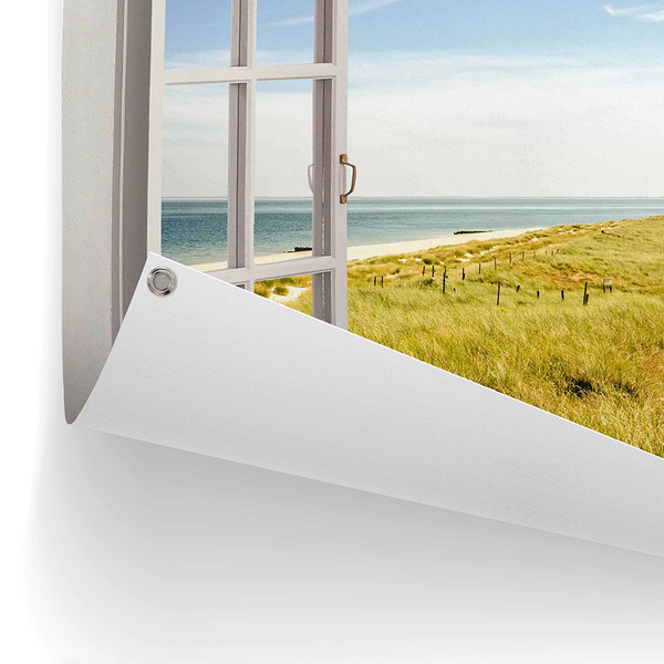 Outdoor-Poster Leuchtturm Ansicht - PVC - Blau - 60 x 80 cm