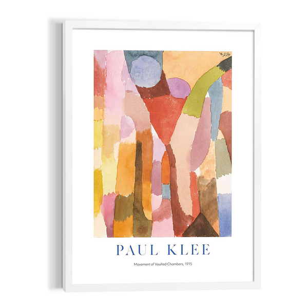 Gerahmtes Bild Paul Klee Typ A - Multicolor - 50 x 70 cm