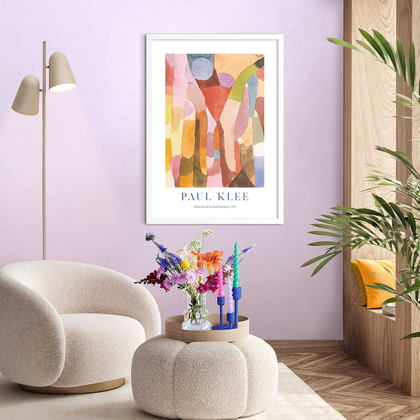 Gerahmtes Bild Paul Klee Typ A - Multicolor - 50 x 70 cm