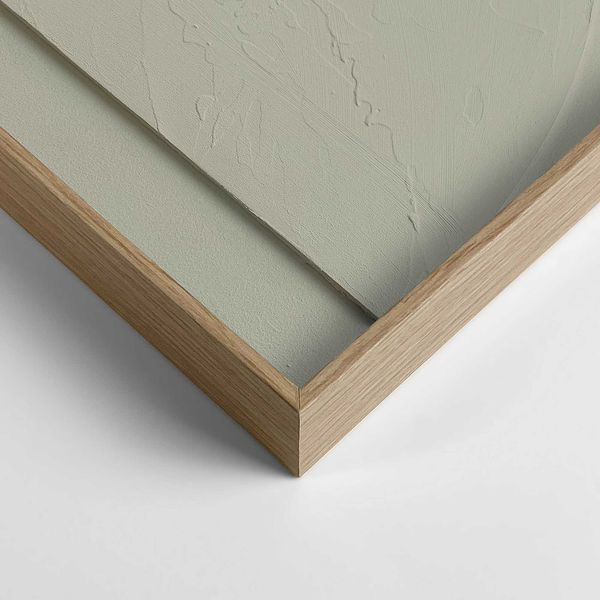 Wandbild Relief Mars - MDF Rahmen - 70 x 100 cm - Grün