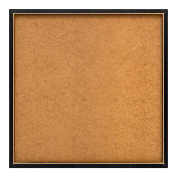 Gerahmtes Bild Loves Lines - Schwarz - 50 x 50 cm