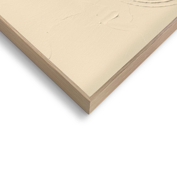 Wandbild Relief Sharp - 30 x 40 cm - Beige