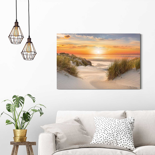 Wandbild Beautiful Dunes - Orange - 60 x 90 cm