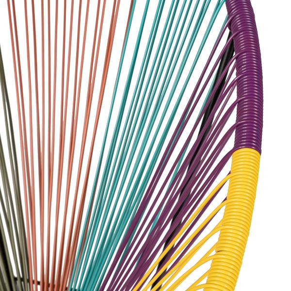 Sitzgruppe Copacabana 3-teilig - Stahl / Polyrattan - Multicolor