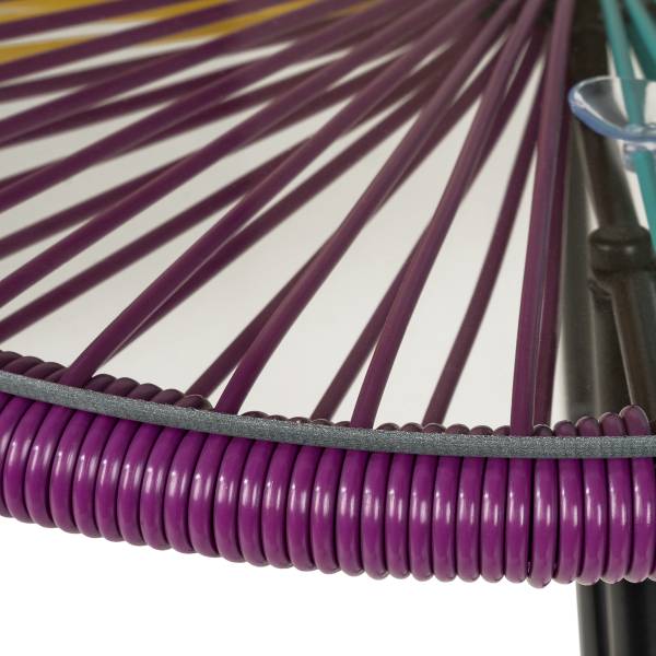 Sitzgruppe Copacabana 3-teilig - Stahl / Polyrattan - Multicolor