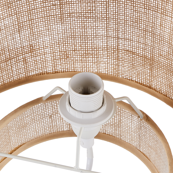 Wandleuchte RAW LINEN - Rattan - 1-falmmig