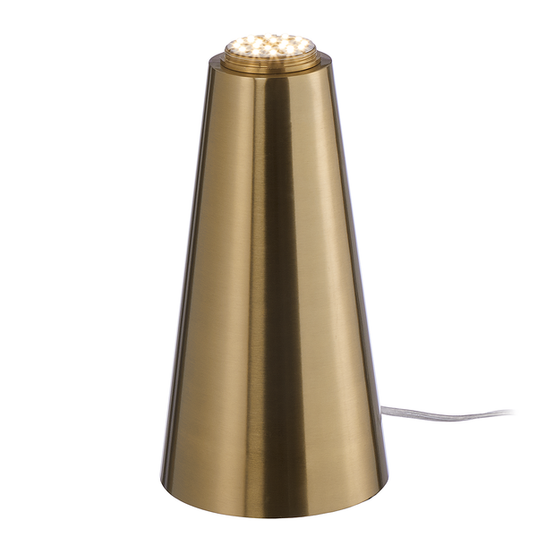 Tischleuchte ART DECO - Farbglas / Stahl / Polyacryl - 1-flammig