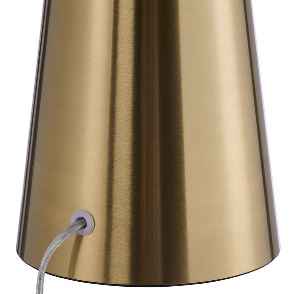 Tischleuchte ART DECO - Farbglas / Stahl / Polyacryl - 1-flammig