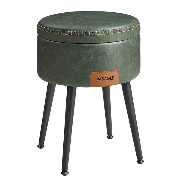 Polsterhocker Mangelo mit Stauraum - Grün