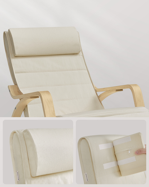 Schaukelstuhl Hawesa - Beige