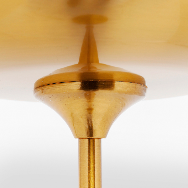 Stehleuchte Goblet Ball - Stahl / Glas - Gold
