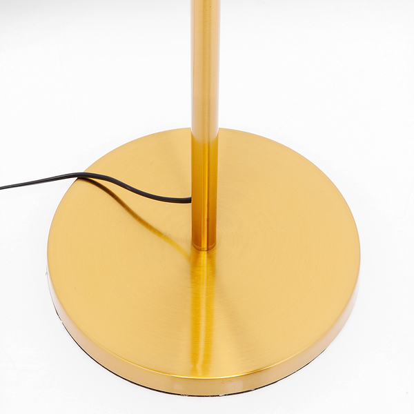 Stehleuchte Goblet Ball - Stahl / Glas - Gold