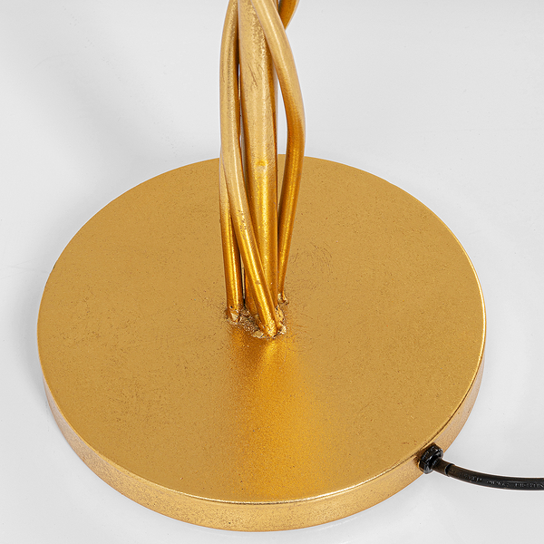 Stehleuchte Akile - Stahl - Gold