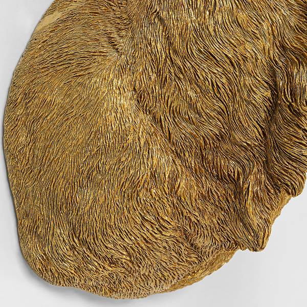 Wandleuchte Animal Goat - Aluminium / Polyresin - Gold
