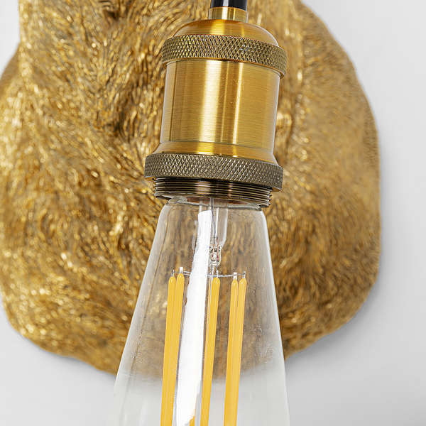 Wandleuchte Animal Goat - Aluminium / Polyresin - Gold