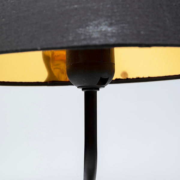 Tischleuchte Relax Leopard - Stahl / Polyresin - Schwarz / Gold