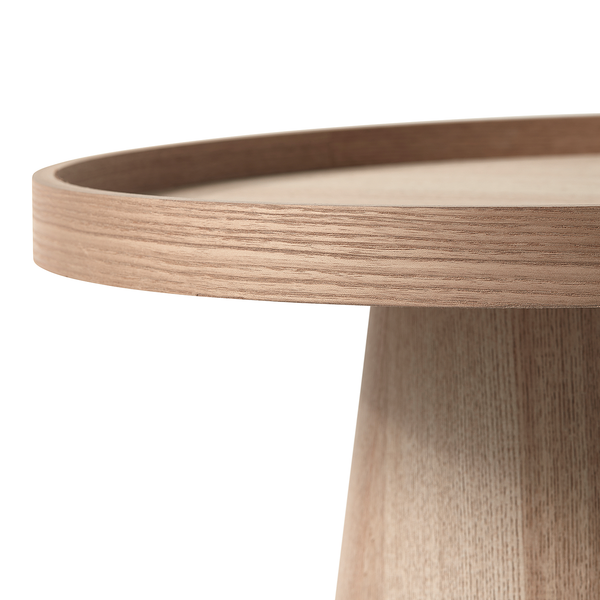 Beistelltisch Culai - Pinie teilmassiv - Durchmesser: 45 cm