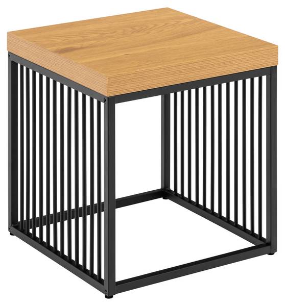 Beistelltisch Mephisto quadratisch - Wildeiche Dekor