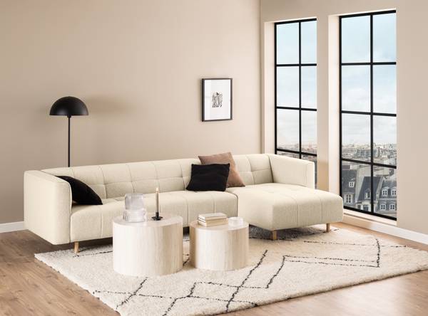 Beistelltisch Nison 2er-Set - Travertin Dekor