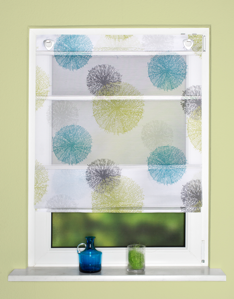 Magnetrollo Rawlins - Polyester - Apfelgrün - 45 x 130 cm