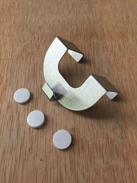 U-Fensterhaken Belkers Tief - Aluminium - Silber - 2er-Set