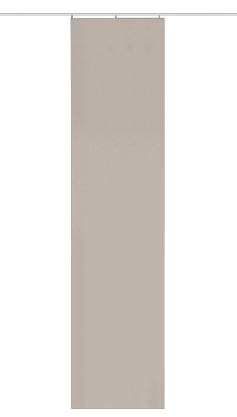 Schiebevorhang Oxford - Polyester - Beige - 60 x 255 cm