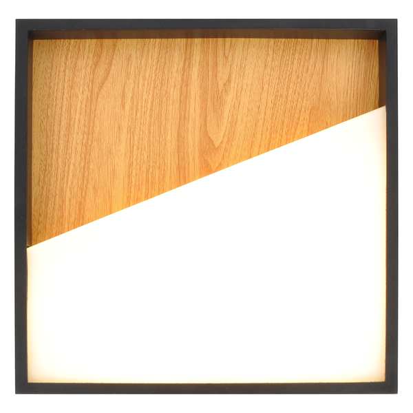 LED-Deckenleuchte Vista Typ A - Kunststoff / Aluminium - 1-flammig