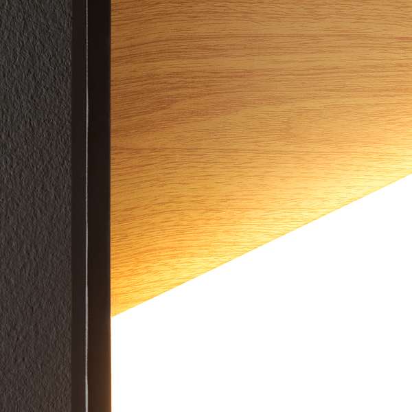 LED-Deckenleuchte Vista Typ A - Kunststoff / Aluminium - 1-flammig