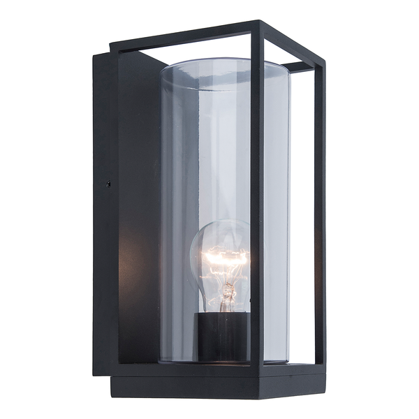 Außenwandleuchte Flair Typ A - Klarglas / Aluminium - 1-flammig