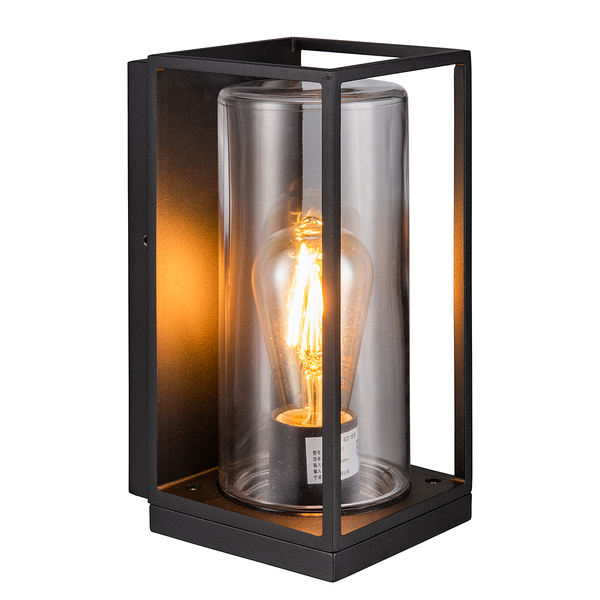 Außenwandleuchte Flair Typ A - Klarglas / Aluminium - 1-flammig