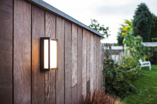 LED-Außenwandleuchte Qubo Typ B - Kunststoff / Aluminium - 1-flammig