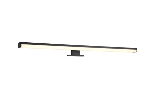 LED-Wandleuchte Lino - Polycarbonat - Schwarz - Breite: 60 cm
