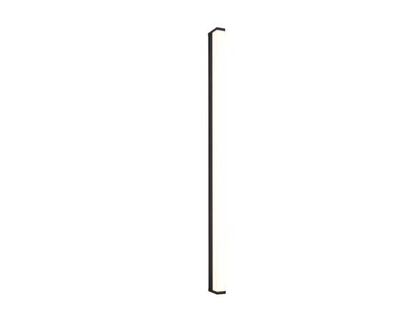 LED-Wandleuchte Fabio - Stahl / Kunststoff - Schwarz - Breite: 120 cm
