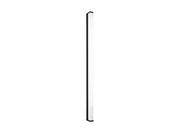 LED-Wandleuchte Fabio - Stahl / Kunststoff - Schwarz - Breite: 120 cm